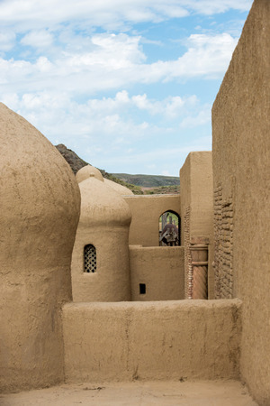Old oriental antique fortress in Kazakhstanのeditorial素材