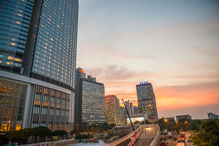 Hong Kong, China - October, 2015 : Cityscape of Hong Kong, China. ong Kong Special Administrative...