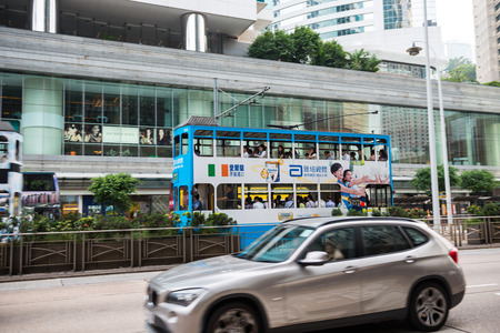 Hong Kong, China - October, 2015 : Cityscape of Hong Kong, China. ong Kong Special Administrative Region of the People's Republic of Chinaのeditorial素材