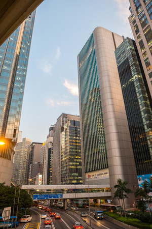Hong Kong, China - October, 2015 : Cityscape of Hong Kong, China. ong Kong Special Administrative...