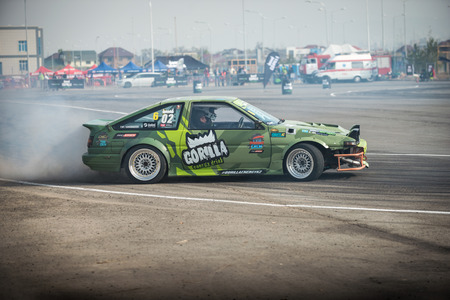 KAZAKHSTAN, ALMATY - OCTOBER 21: Gorilla Drift Energy, Kazakhstan Championship Drift, October 21...