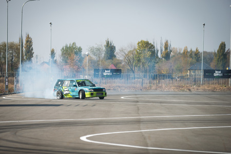 KAZAKHSTAN, ALMATY - OCTOBER 21: Gorilla Drift Energy, Kazakhstan Championship Drift, October 21...