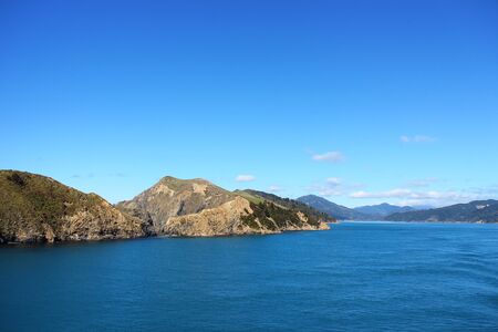 On a ferry from Picton to Wellington. - New Zealand.