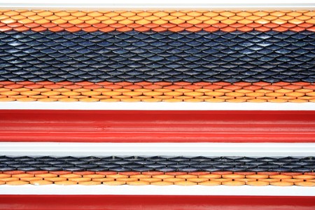 Roof in Wat Pho in Bangkok, Thailand