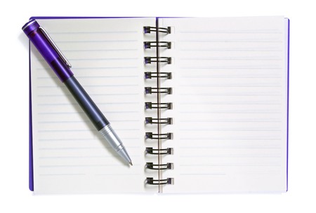 Note book with circular spiral