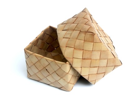 A box make with natureの写真素材