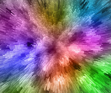 Abstract background of colorful blocksの写真素材