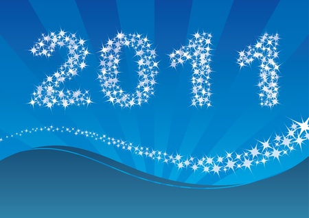 Background with new year 2010 