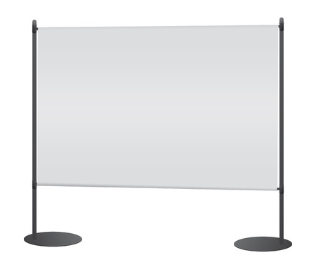 Blank banner flag for designersのイラスト素材