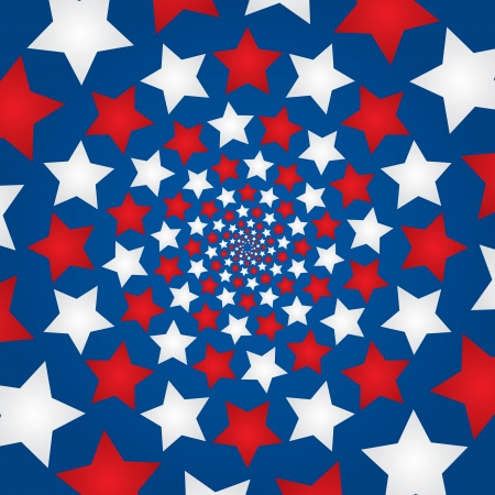 Star circular pattern on blue backgroundのイラスト素材