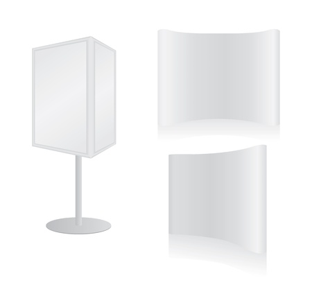 Blank board banner for designersのイラスト素材