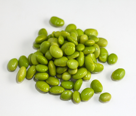 Japanese cuisine edamame bean (boiled green soy beans)の写真素材