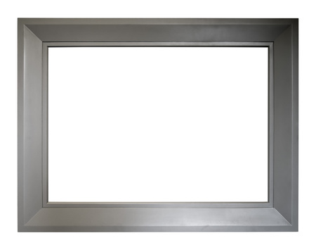 Frame with for picture isolate on whiteの写真素材