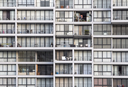 Room of modern building exterior for backgroundのeditorial素材