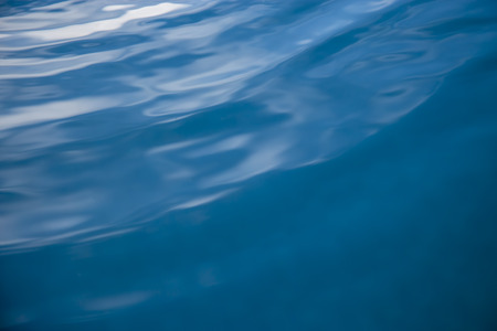 Blue water with ripple backgroundの写真素材