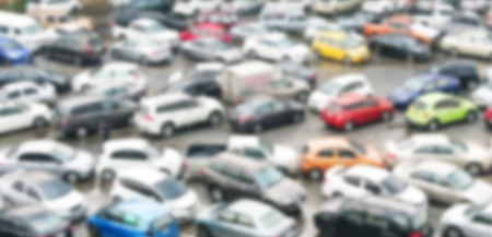 Abstract blur car park outdoor with backgroundの写真素材