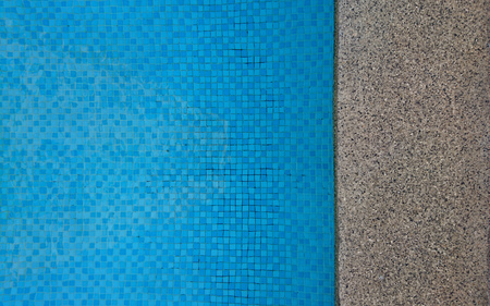 Swimming pool and deck with for backgroundの写真素材