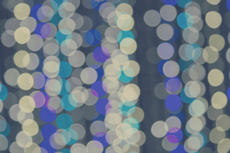 Blurry abstract background with bokeh defocused lightsの写真素材