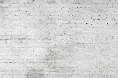 White stone brick wall with for backgroundの写真素材