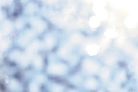 Abstract blur of light and blue backgroundの写真素材