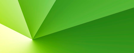 Green and verdant abstract vector gradient background. Ultra wide leafy, UHD 8k 4K wallpaper. For screen, desktop, site design, overlay, stencil, banner, stylization and polygraphの写真素材