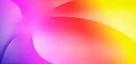 Colorful, pink and violet, abstract gradient background. Ultra wide wallpapers UHD 8k 4K. For screen, desktop, website design, overlay, stencil, banner, styling and printingの写真素材