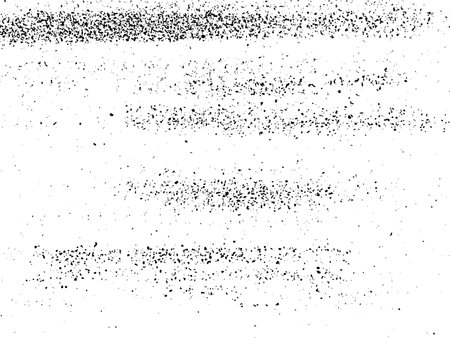 Snowy asphalt, natural vector grunge texture with large and small grains. Original template for texture overlay, grunge stencil. A unique pattern for stylingのイラスト素材