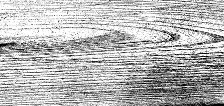 Unique vector grunge texture of aspen cross section. Monochrome background of old damaged tree. Template for texture overlay, stencil in grunge style. Vector print textureのイラスト素材