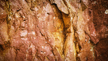 Red rock texture background. Rock texture background. Rock texture background.の写真素材