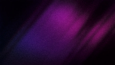 Rich 4K abstract background showing a deep, grainy blend of violet, dark purple, and subtle black...
