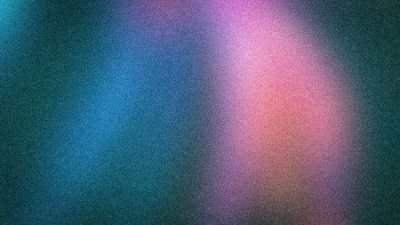 Vibrant 4K abstract gradient in teal, purple, and pink, with a soft grainy texture. Perfect for...