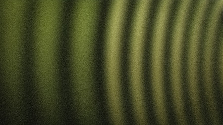 Evocative abstract green and dark gradient with dynamic vertical lines and grainy texture. Perfect 4K backdrop for web, print, and digital artの写真素材