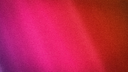 Bold 4K abstract background merging vibrant pink and fiery red hues with a distinct grainy texture,...