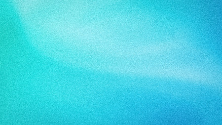 A refreshing abstract background with a soft, grainy texture, featuring a vibrant blend of light blue, turquoise, and bright cyan hues with a gentle blurの写真素材
