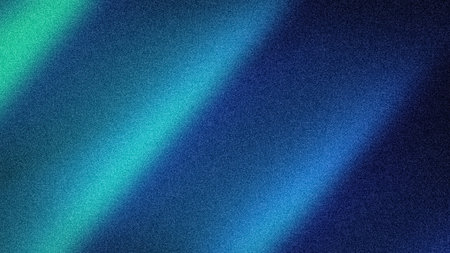 A dynamic abstract background with a diagonal, grainy gradient of deep navy, vibrant aqua, and soft...