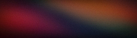 Moody dark red and orange grainy gradient with deep purple shadows and warm sunset glow