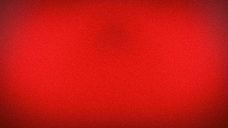 Vibrant red grainy gradient background with soft dark vignette for modern luxury design