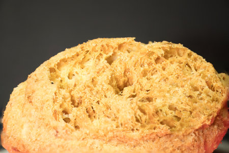 Close-Up View of Bread