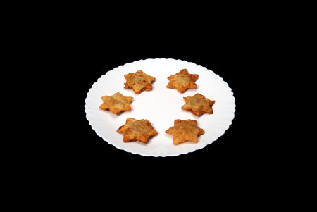 Crispy Aloo Puff Pastry with Golden Flaky Layers - Perfect for Tea-Time, Snacks, and Festive Party...