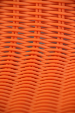 	The Weaved orange plastic textureの写真素材