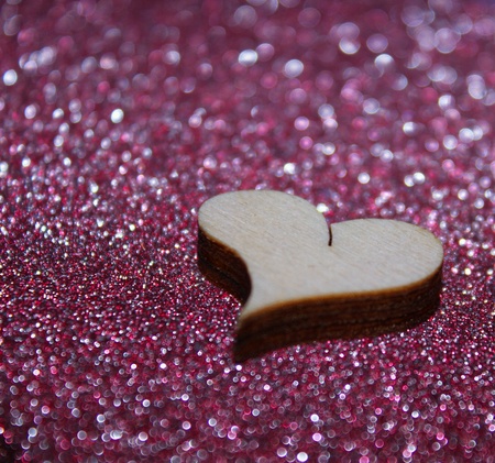 Wooden heartの素材