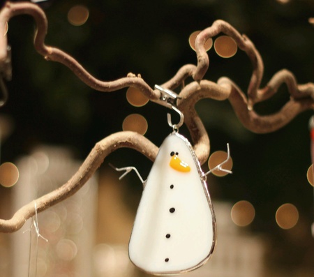 Christmas ornament snowmanの素材