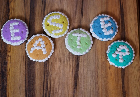 Easter cookies wordsの素材