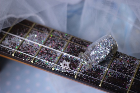 Glitter jar guitarの素材
