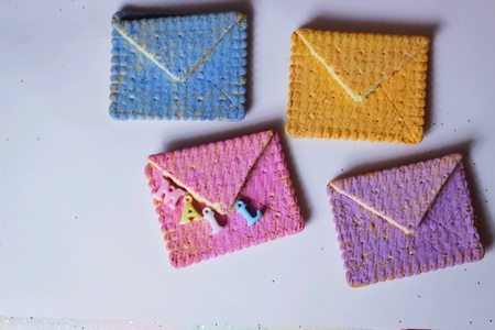 Greeting mail colorful