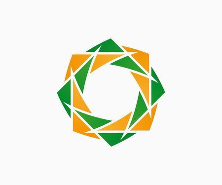 Vector  design element with business card template on white background.のイラスト素材