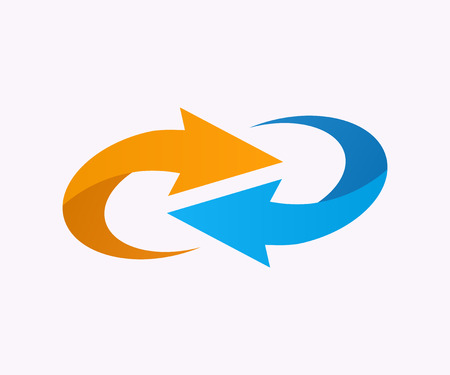 Vector  design element with business card template.のイラスト素材