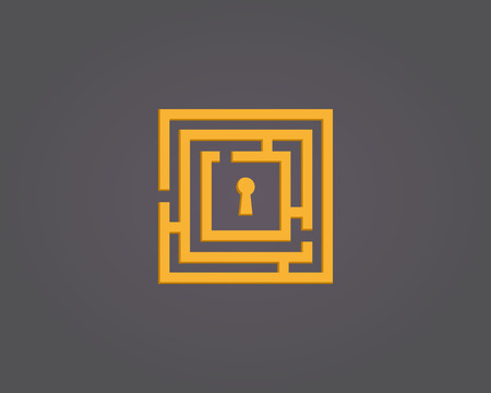 Vector logo design element with business card template.のイラスト素材