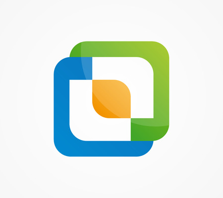 Vector logo design element with business card template.のイラスト素材