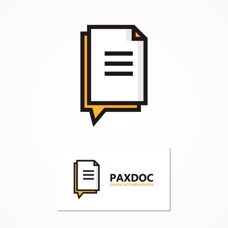 Vector design element with business card template.のイラスト素材